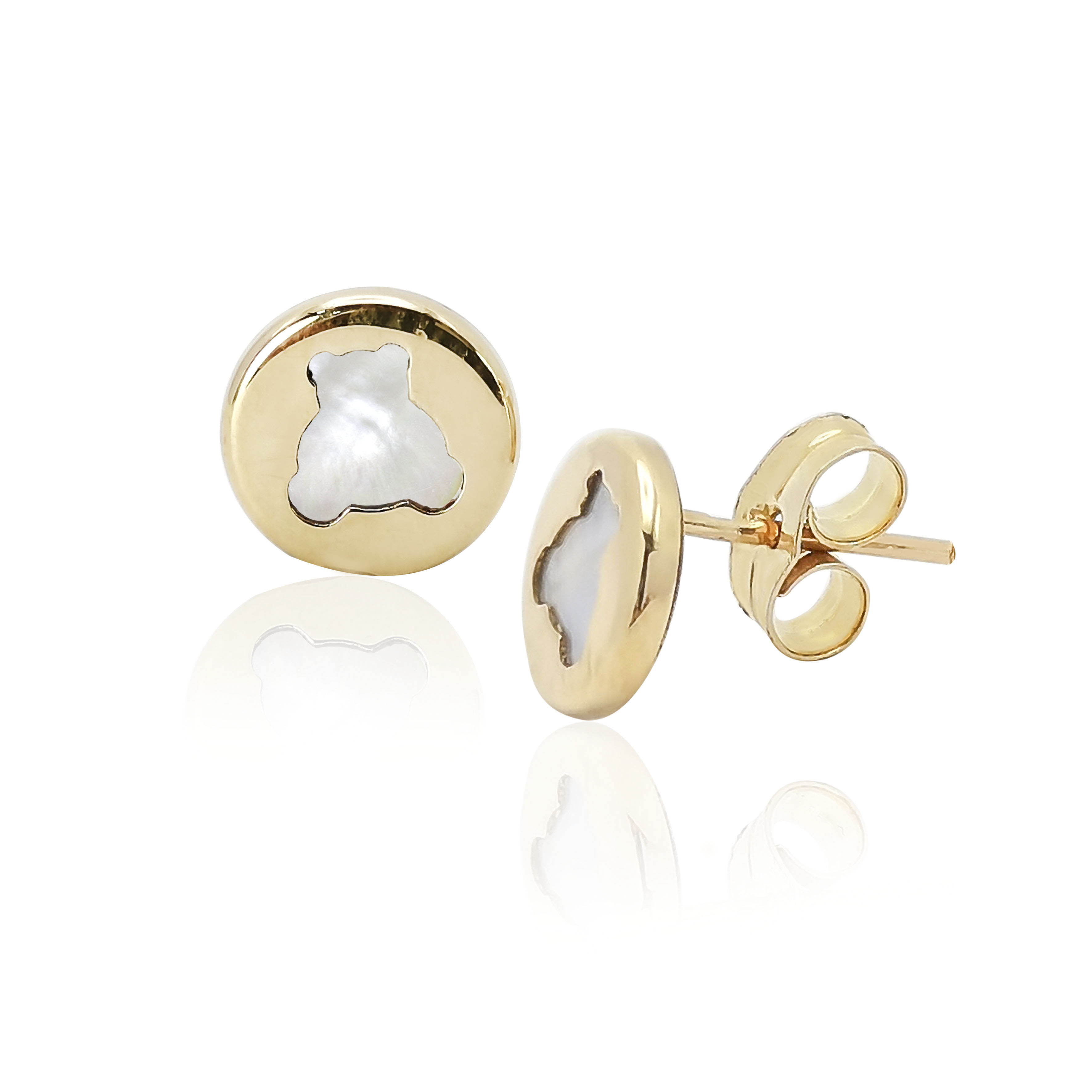 18K Gold Earrings-174015