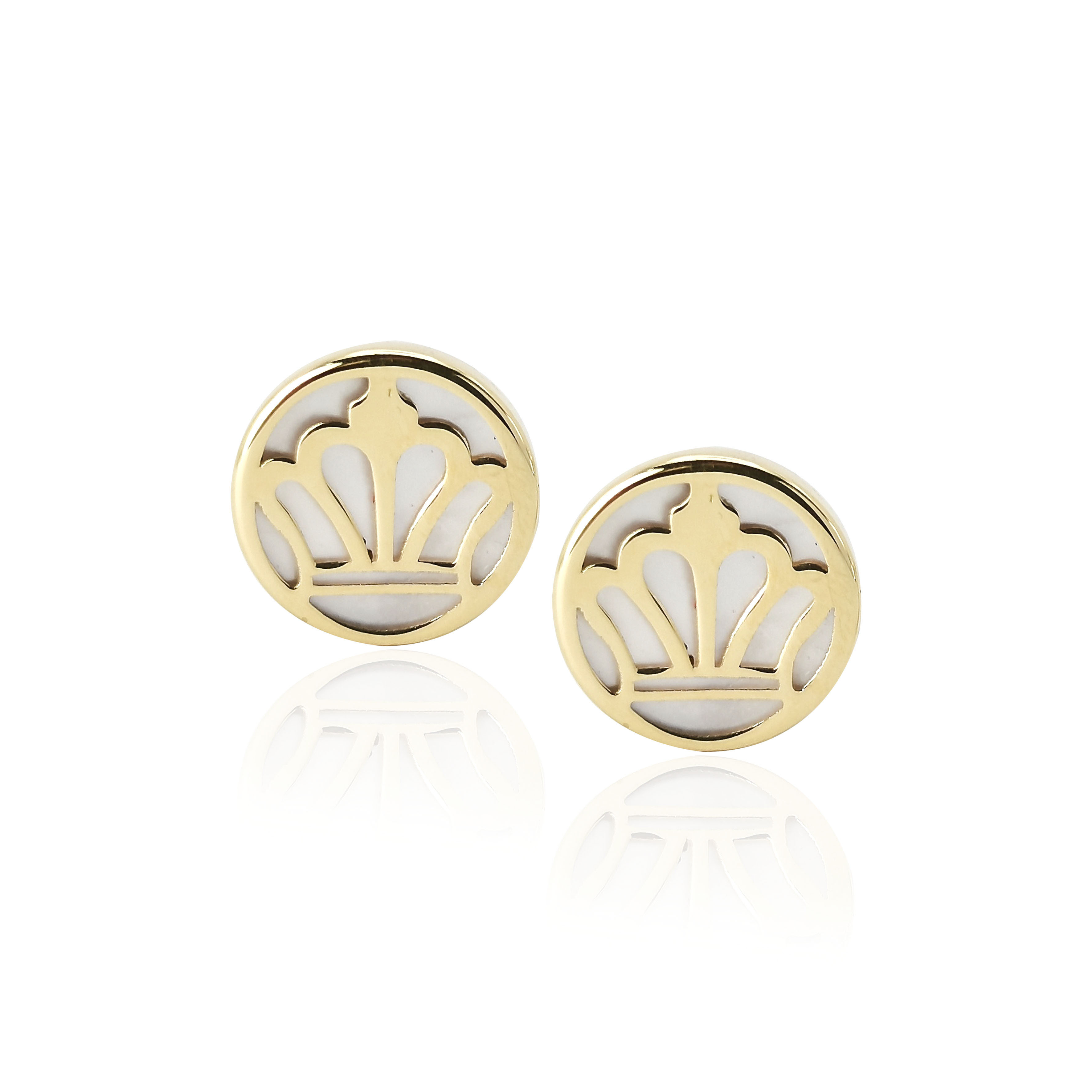 18K Gold Earrings-174043