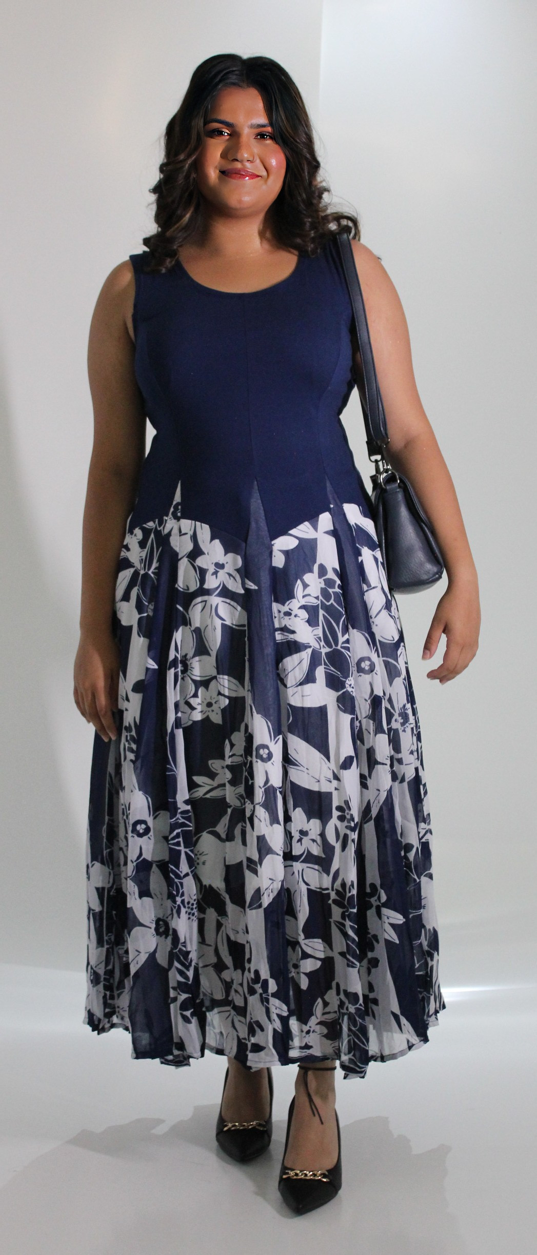 LONG DRESS WITH FLORAL PRINT #201721 KPR AFTERSHOCK LONDON