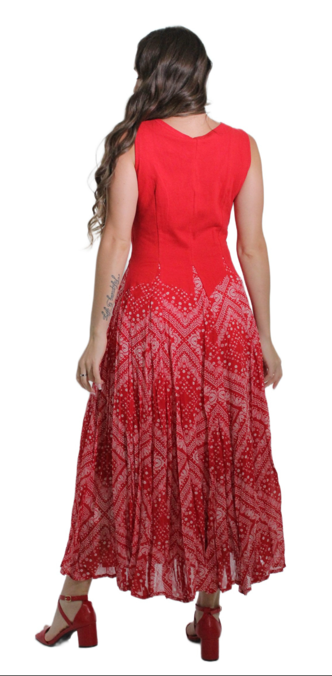 RED LONG DRESS #201723 KPR AFTERSHOCK LONDON