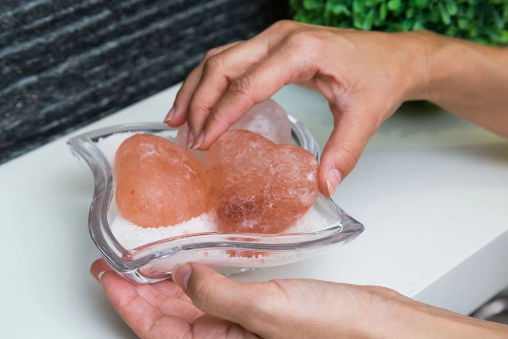 3 Massage Stones Heart Shape