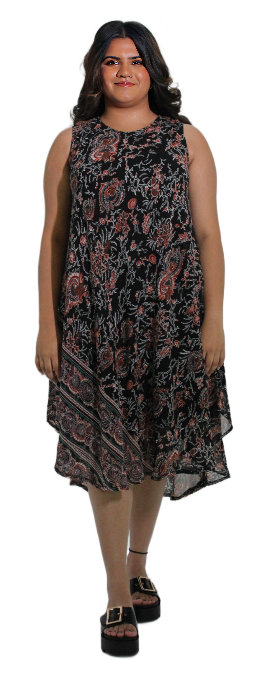 PRINTED DRESS #79103 KPR AFTERSHOCK LONDON