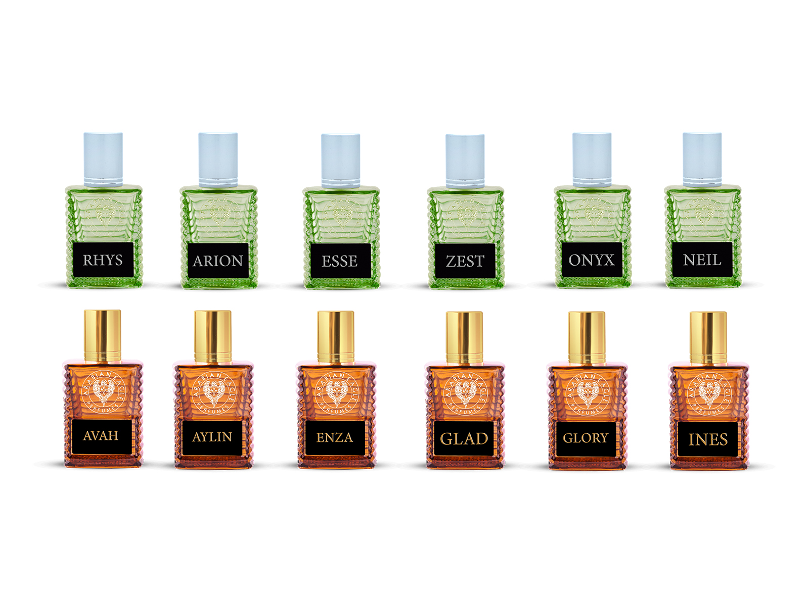 Arabian Eagle Concentrated Perfumes 22ml*12Pcs Set For Unisex