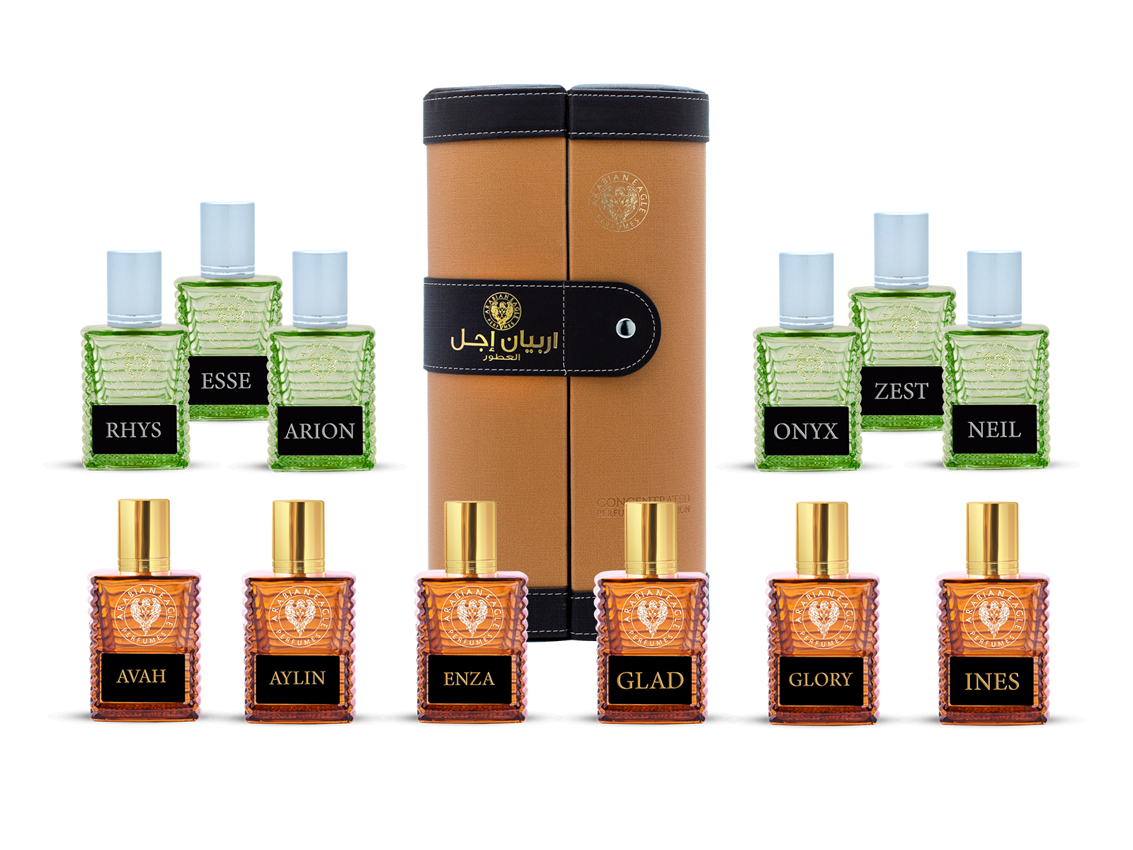Arabian Eagle Concentrated Perfumes 22ml*12Pcs Set For Unisex