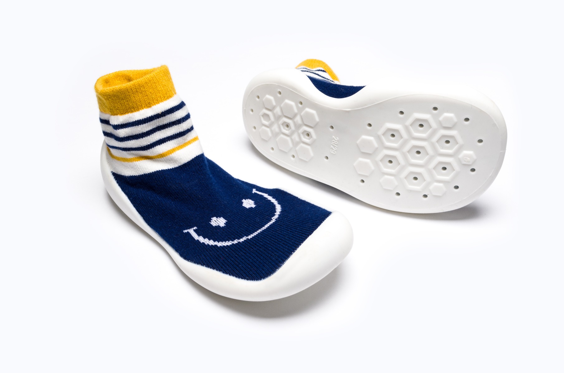 BABY SHOSE PLASTIK BB352 C:NAVY/YELLOW S:20-21 / BABY SHOSE