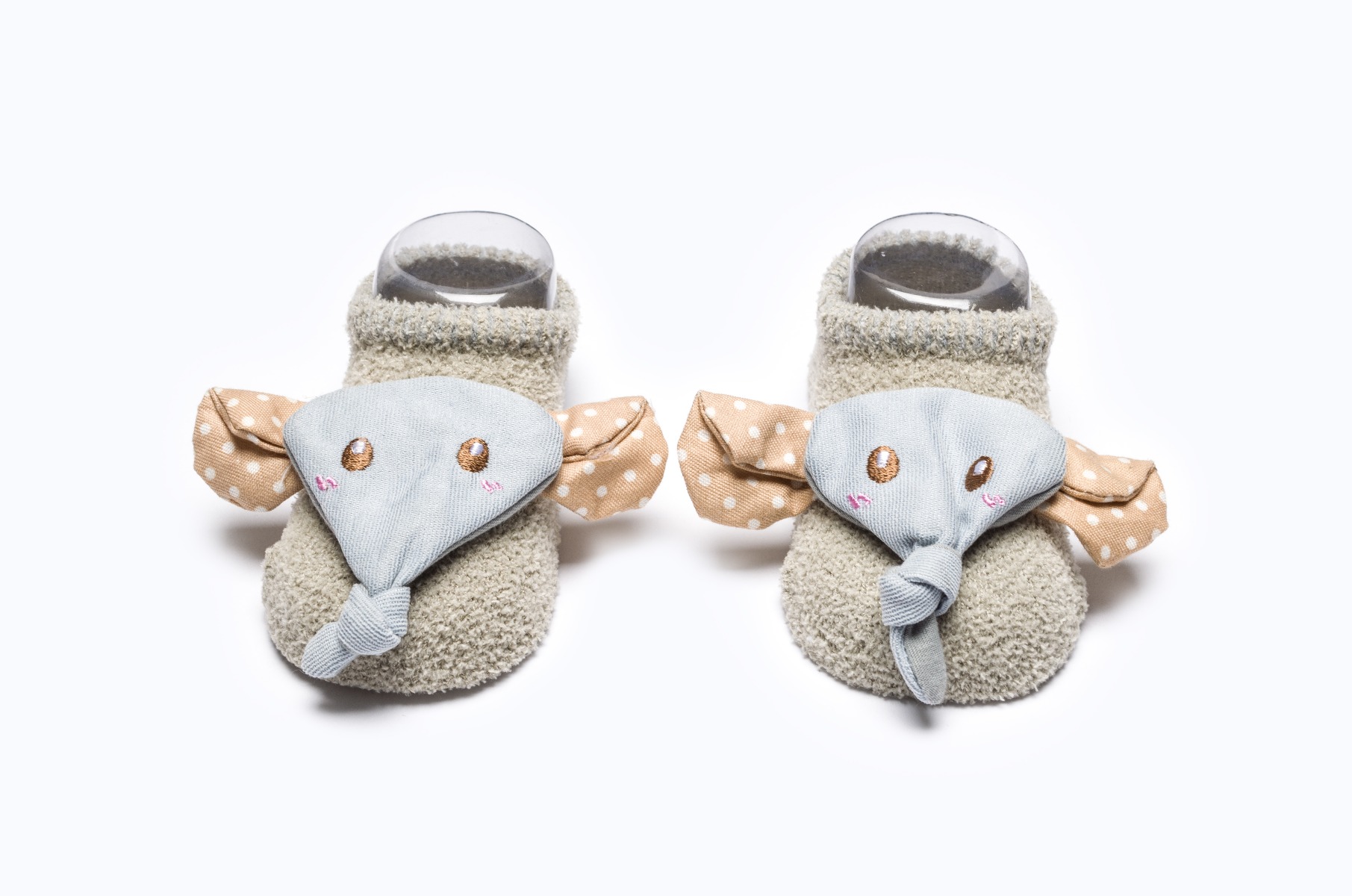 BABY SOCKS BB333 C:GREY S:12-18M