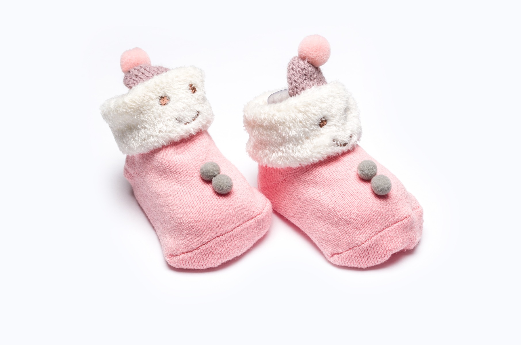 BABY SOCKS BB336 C:PINK S:12-18M