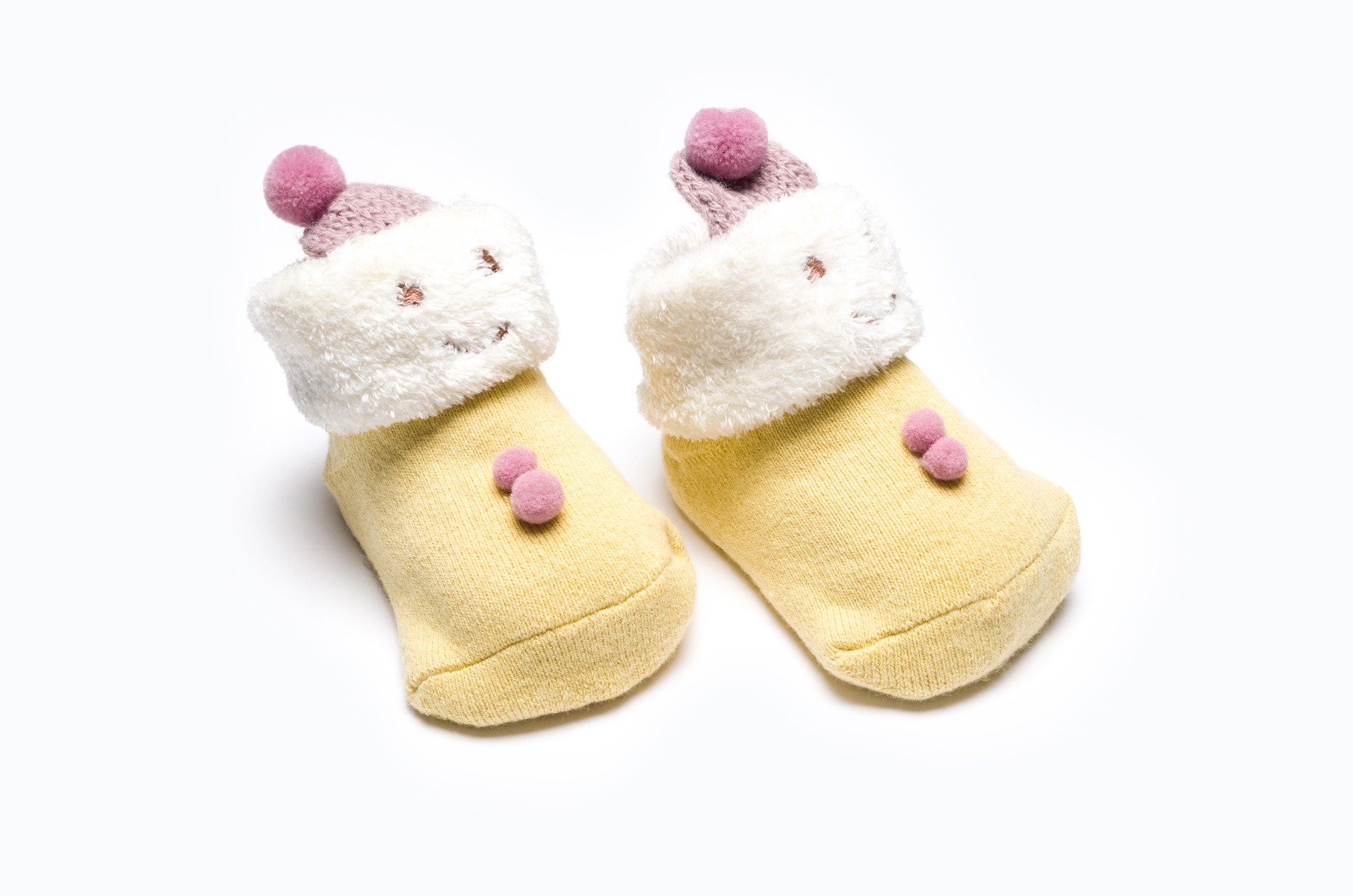 BABY SOCKS BB336 C:YELLOW S:12-18M