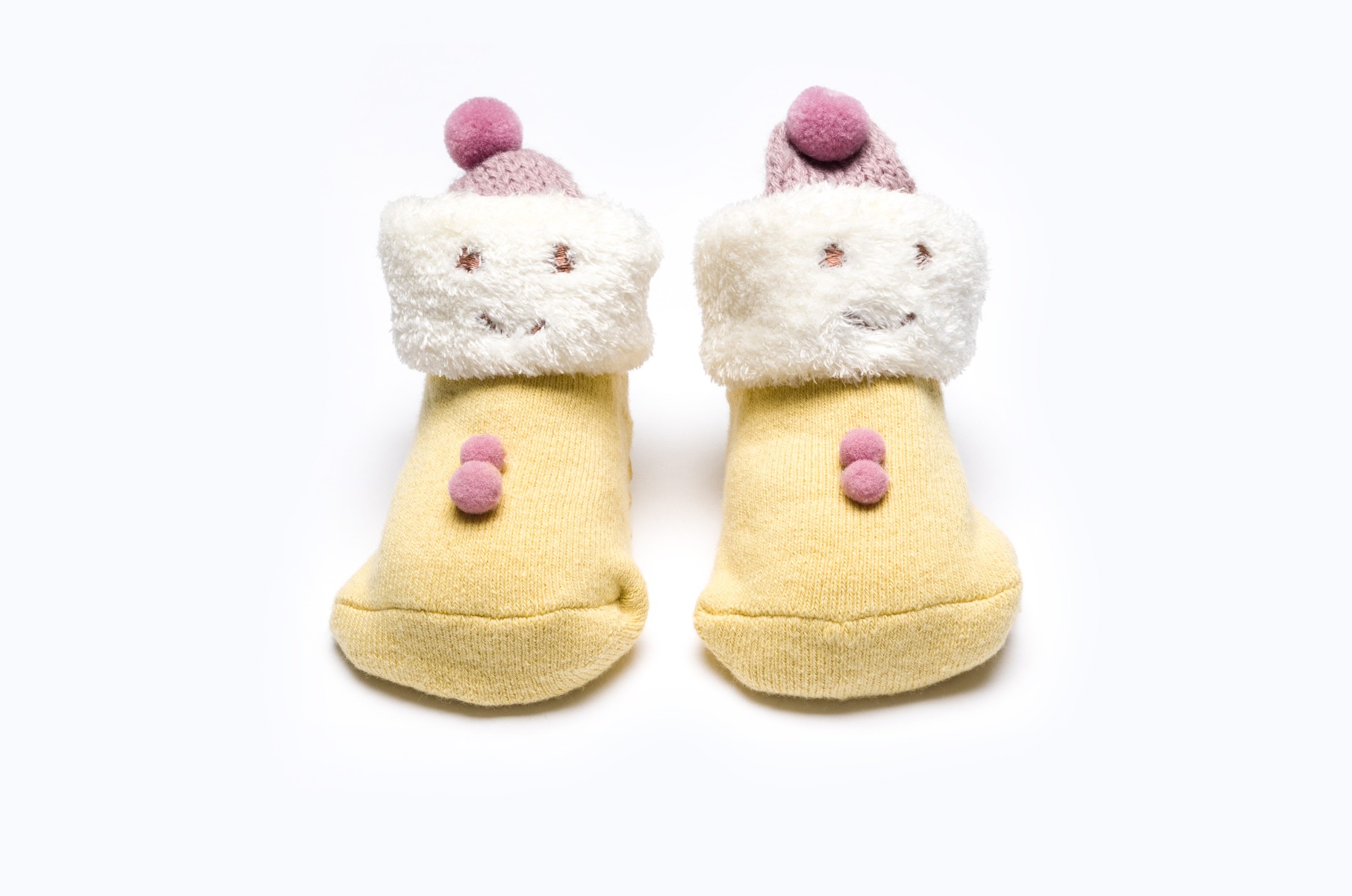 BABY SOCKS BB336 C:YELLOW S:12-18M