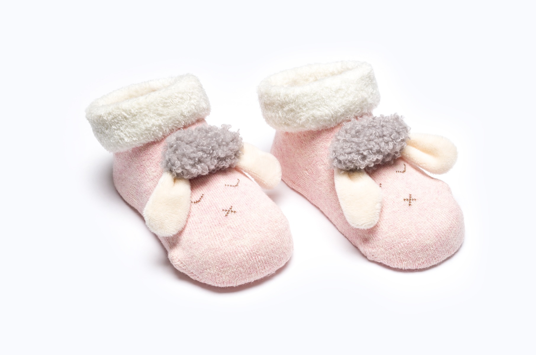 BABY SOCKS BB337 C:PINK S:12-18M