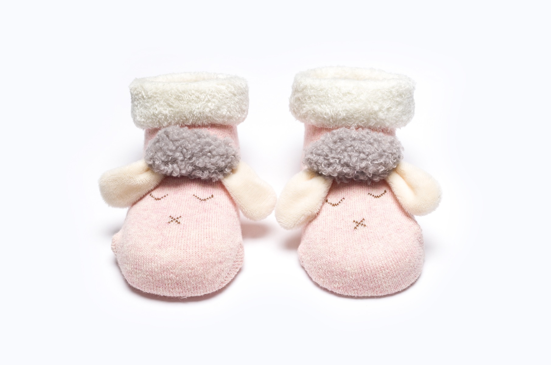 BABY SOCKS BB337 C:PINK S:12-18M