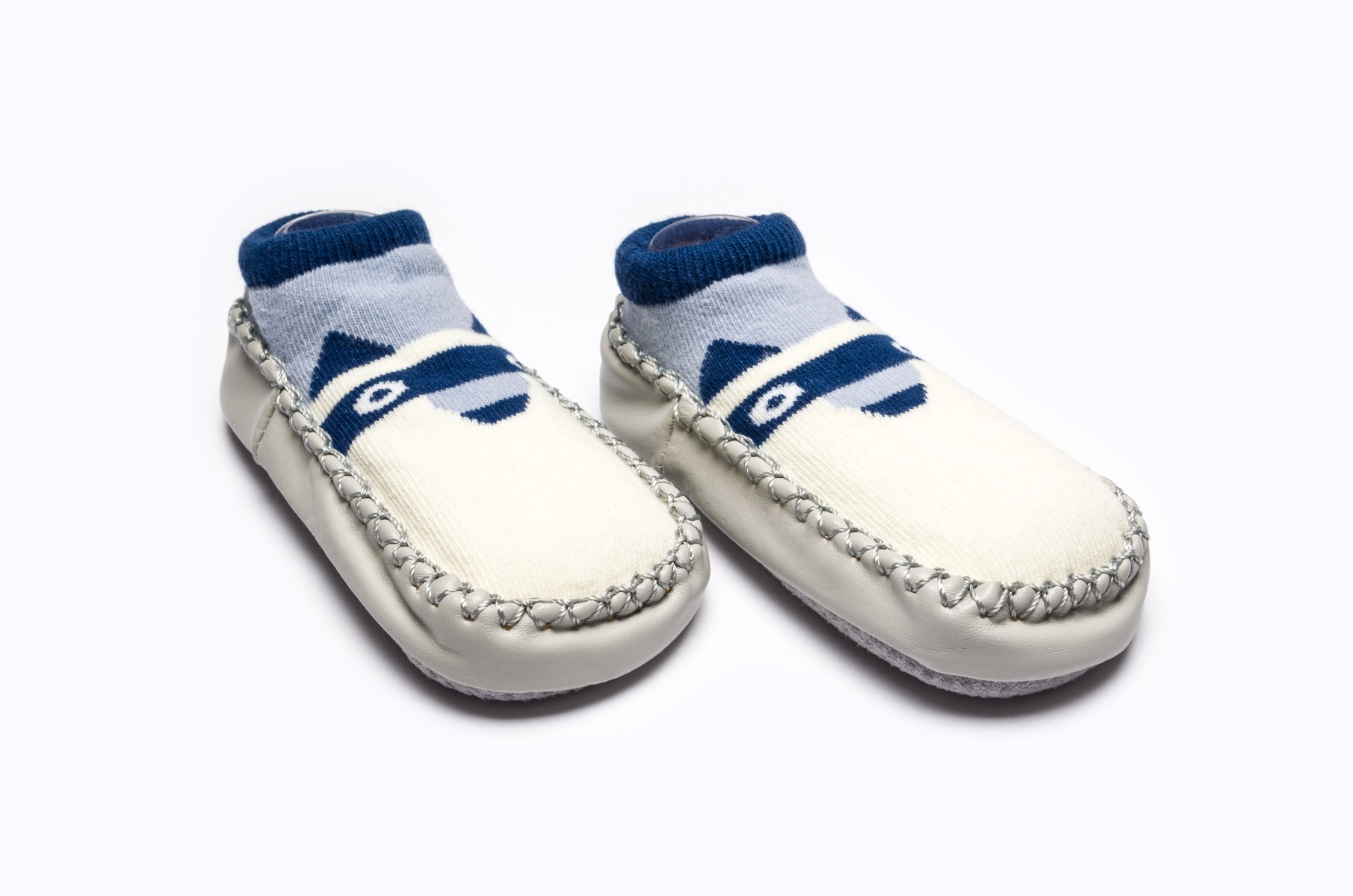 BABY SOCKS BB344 C:BLUE/GREY S:12CM / BABY SOCKS BB344 C:BLU