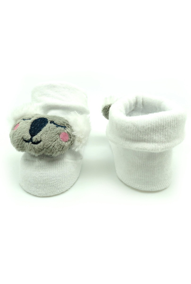 BABY SOCKS PRINTED BB146 WHITE O/S