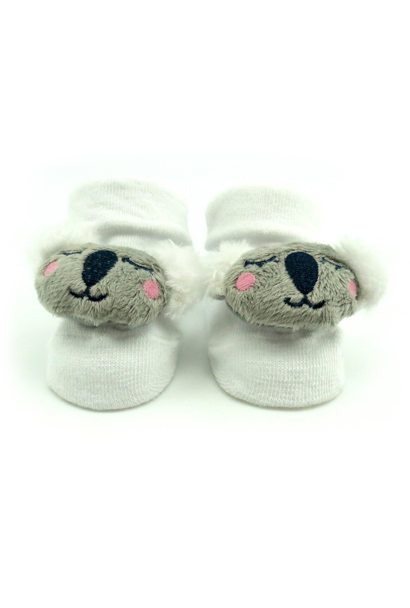 BABY SOCKS PRINTED BB146 WHITE O/S