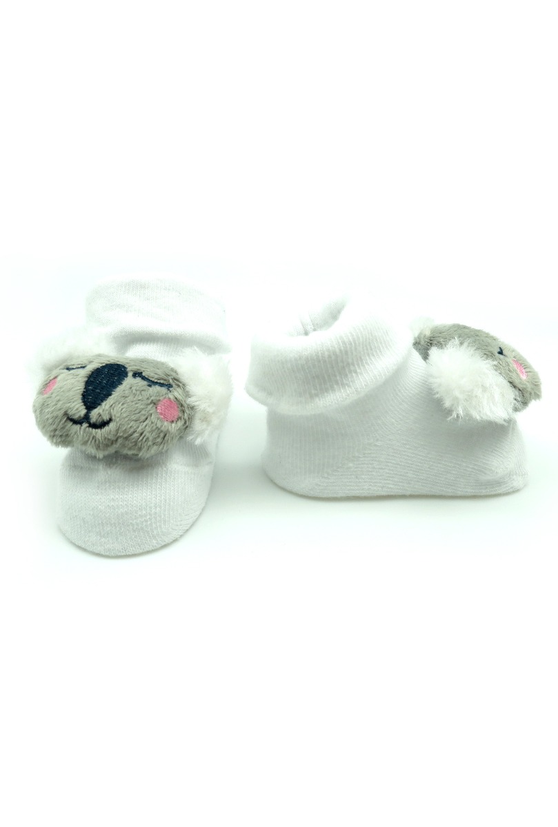 BABY SOCKS PRINTED BB146 WHITE O/S