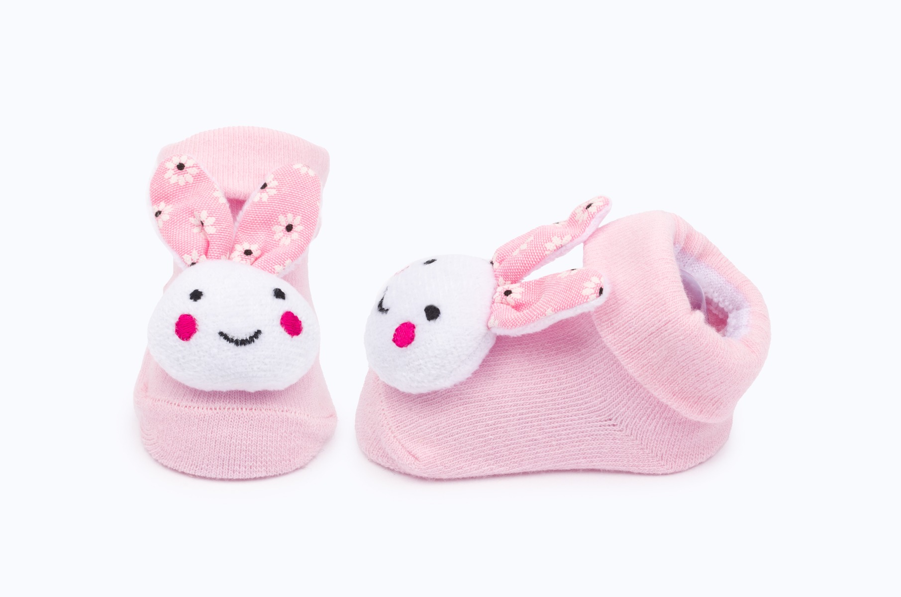 BABY SOCKS PRINTED BB370 C:PINK S:0-12