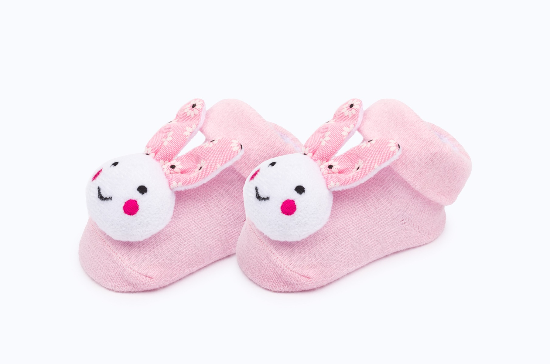 BABY SOCKS PRINTED BB370 C:PINK S:0-12