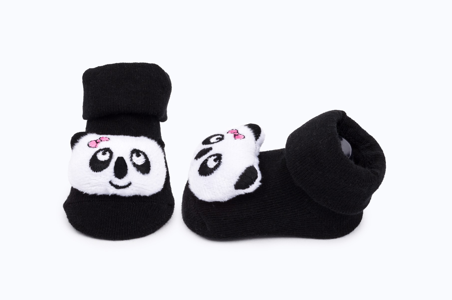BABY SOCKS PRINTED BB373 C:BLACK S:0-12
