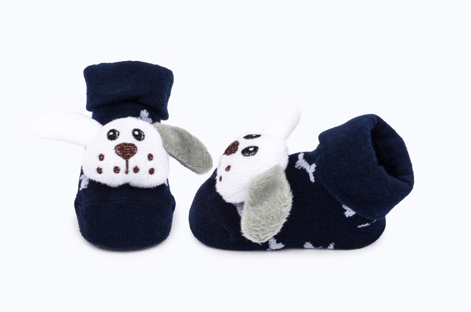 BABY SOCKS PRINTED BB378 C:BLACK S:0-12