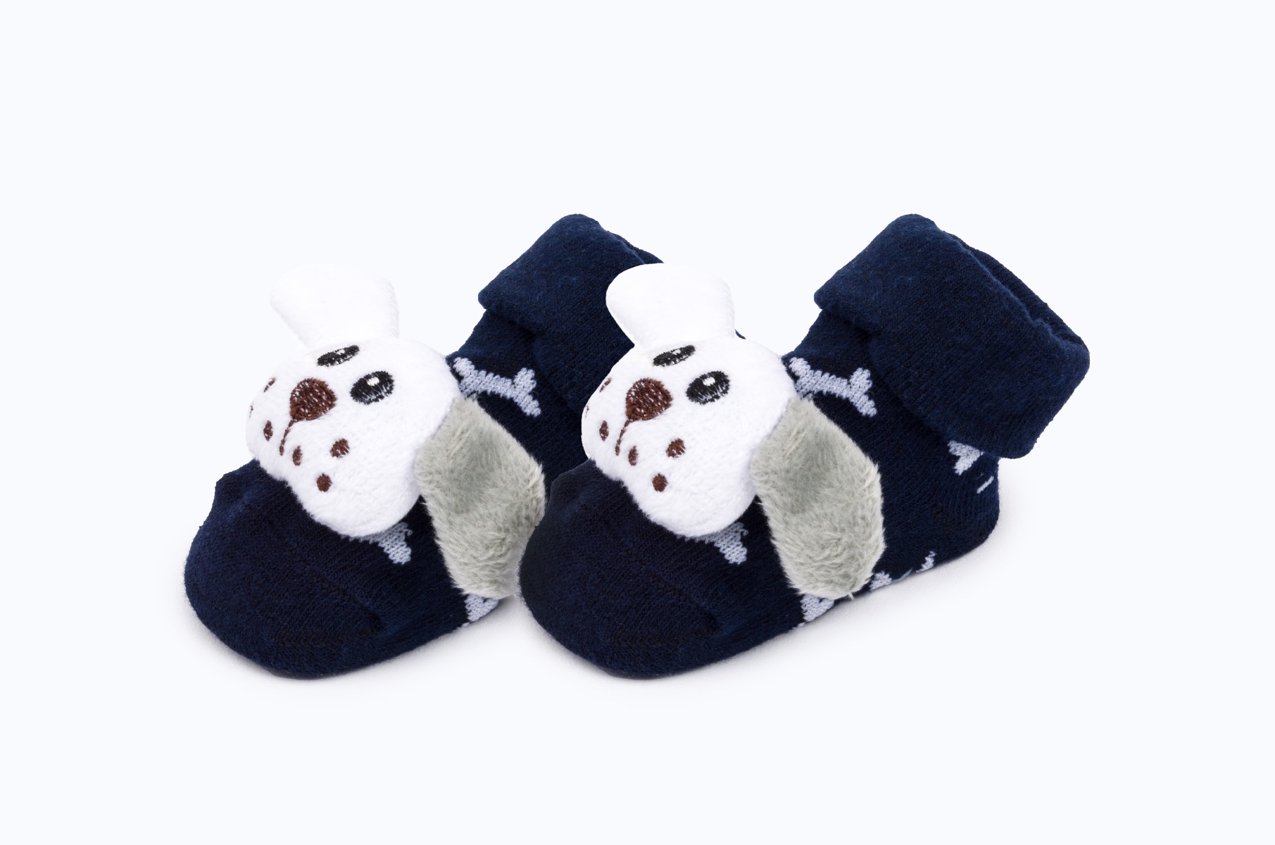 BABY SOCKS PRINTED BB378 C:BLACK S:0-12