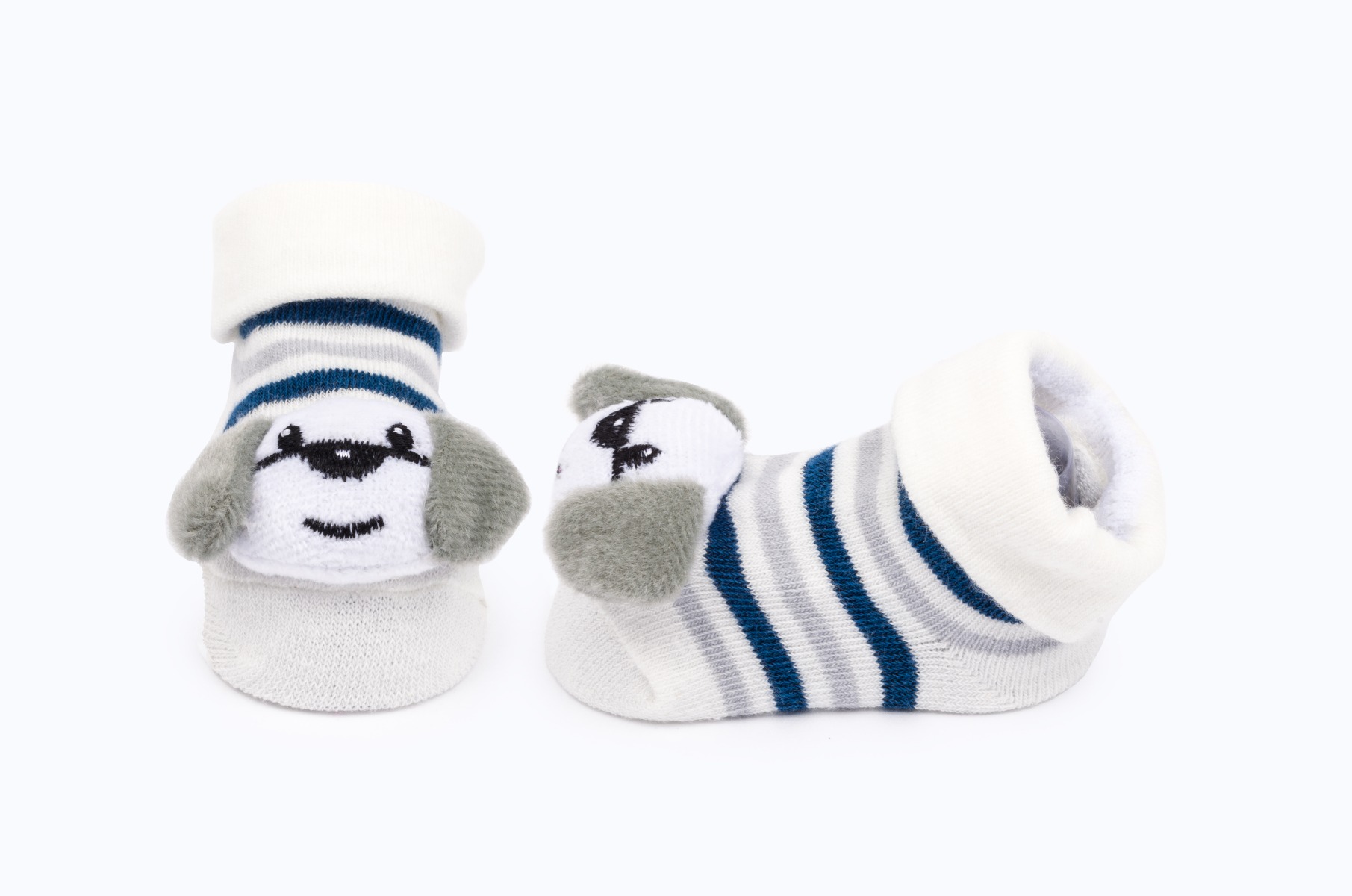 BABY SOCKS PRINTED BB379 C:CREAM S:O/S