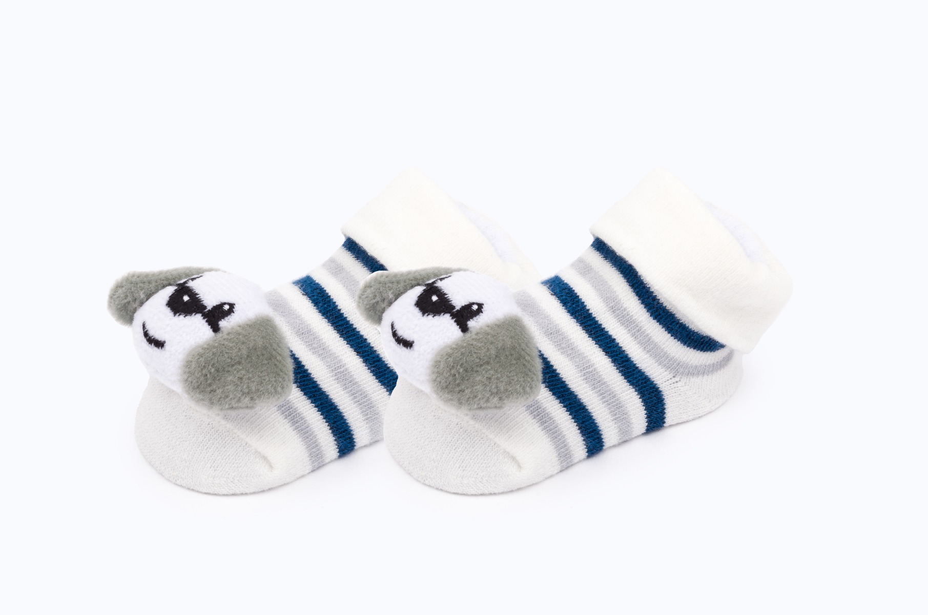 BABY SOCKS PRINTED BB379 C:CREAM S:O/S