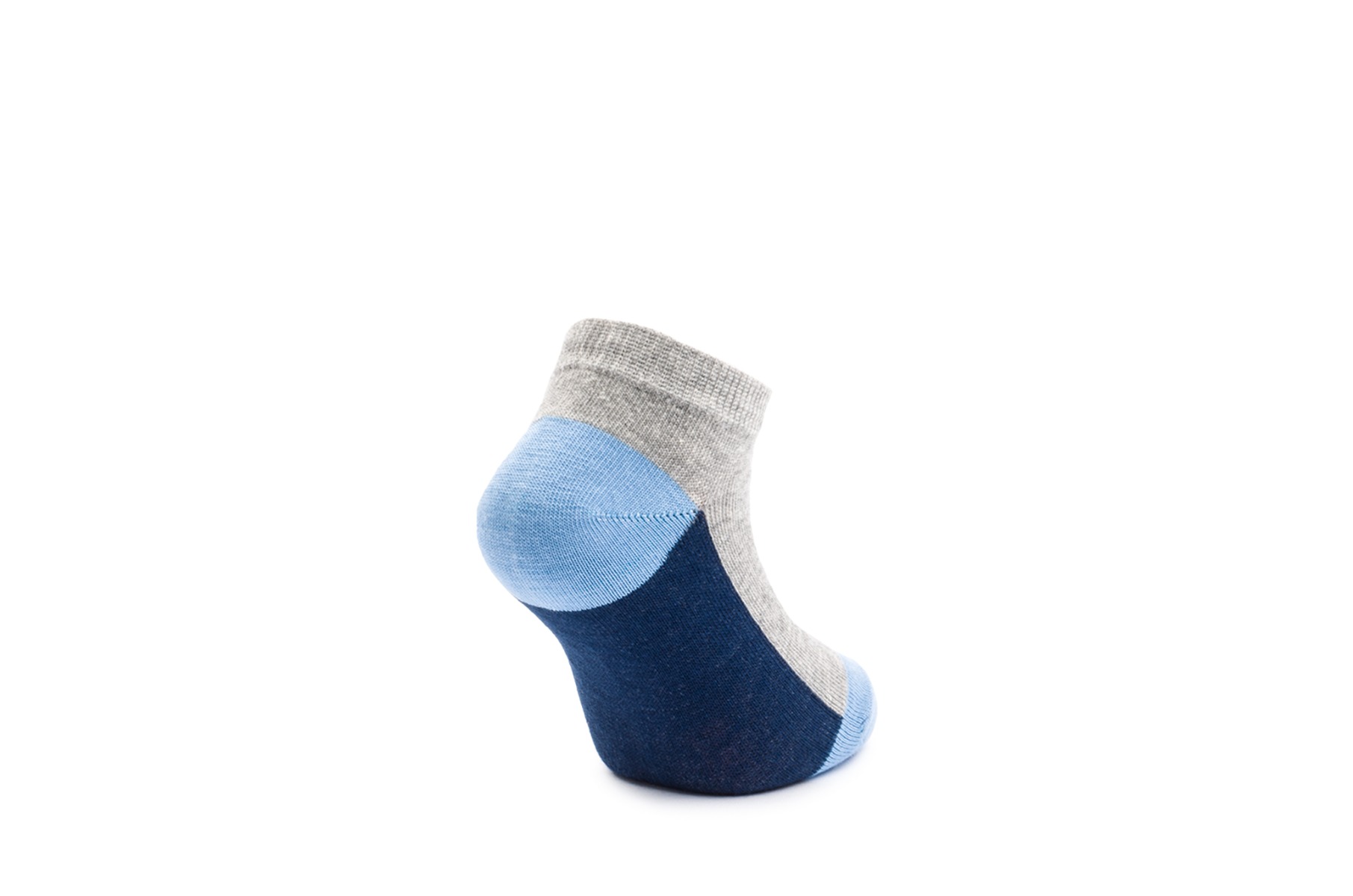 BOY SOCKS PRINTED BS608 C:SILVER/BLUE S:2