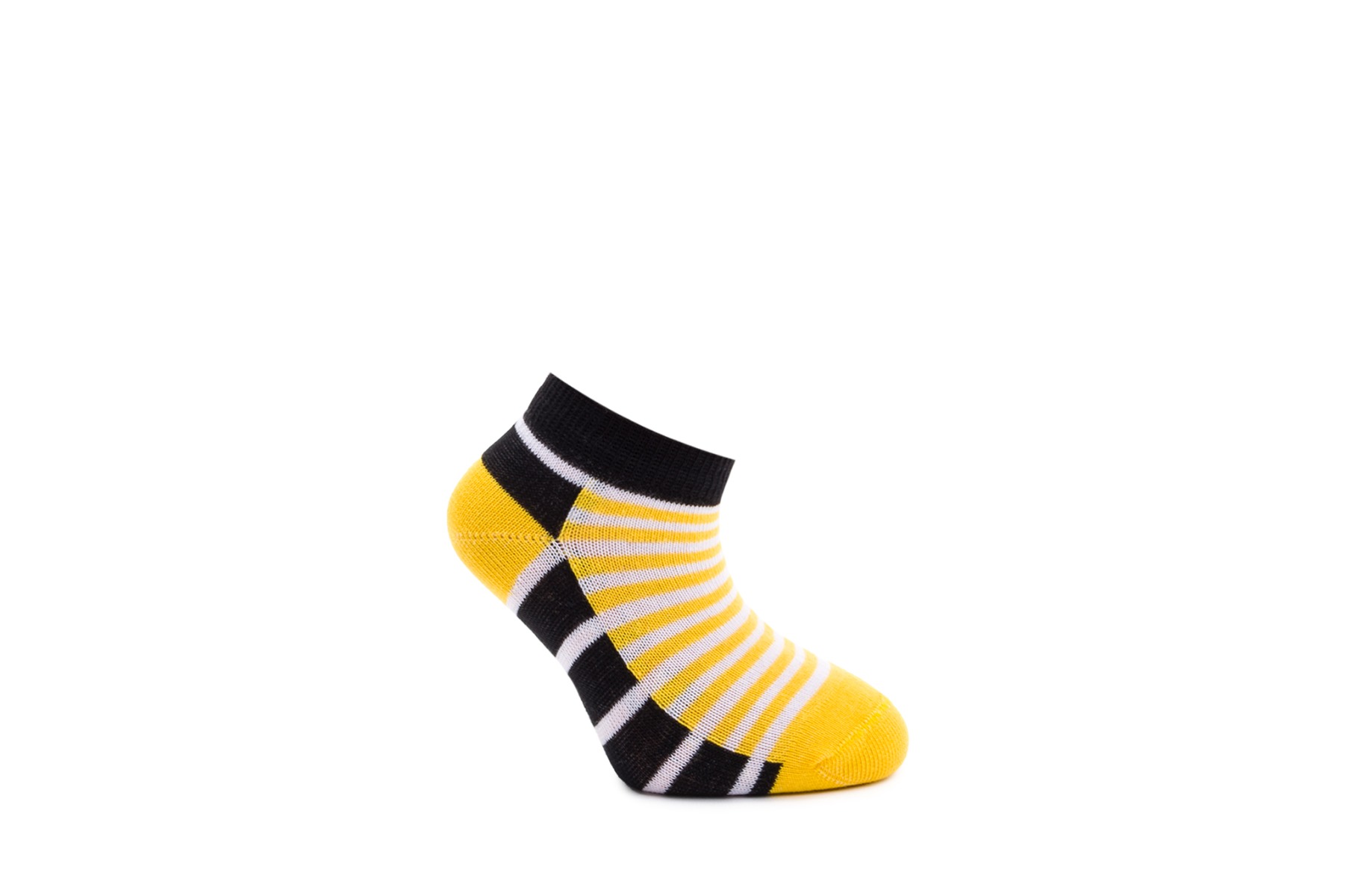 BOY SOCKS PRINTED BS609 C:YELLOW/BLACK S:2