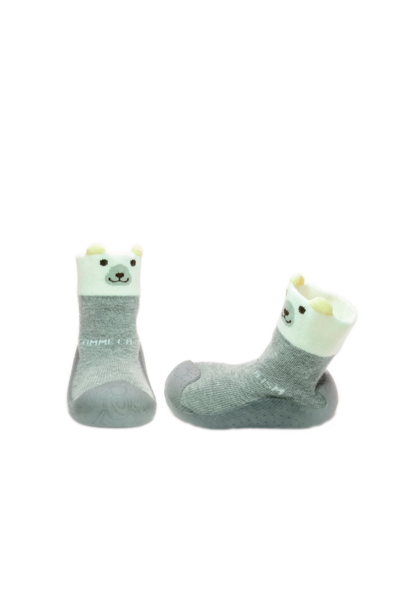 Baby"s Bear Home Shoes Silver