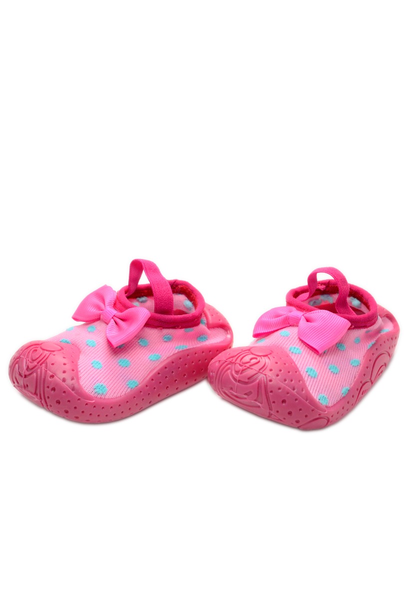 Baby"s Dots Home Shoes Fuchsia
