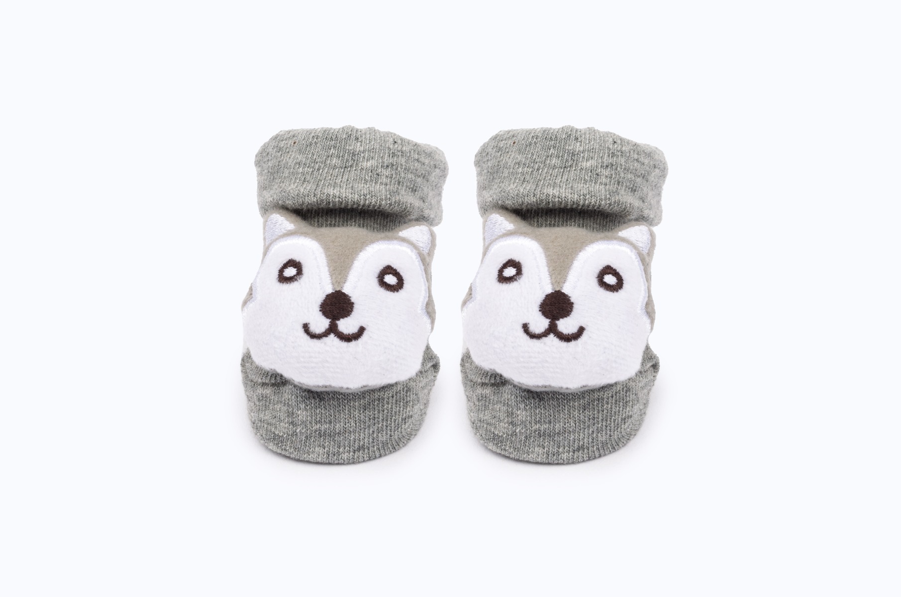Baby"s Fox Socks Gray