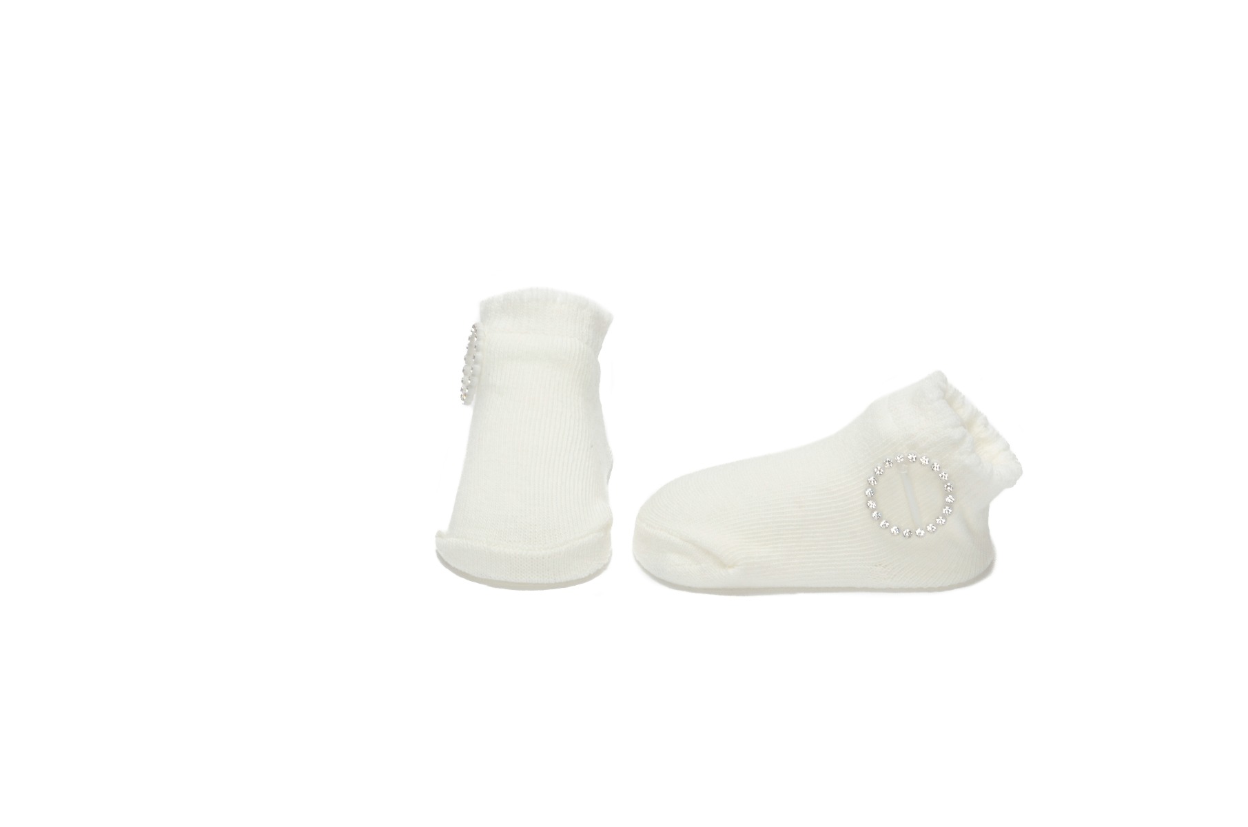 Baby"s Girl Headband & Sock Set WHITE