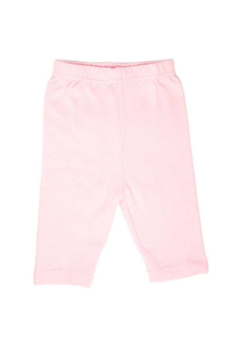 Baby"s Heart with white Dots Pijama Set Pink