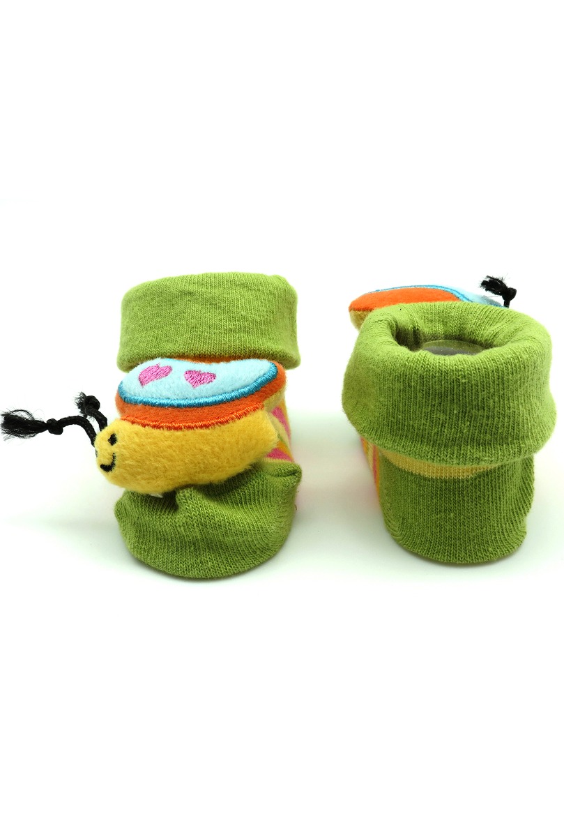 Baby"s Hearts in Butterfly Socks Multi Color