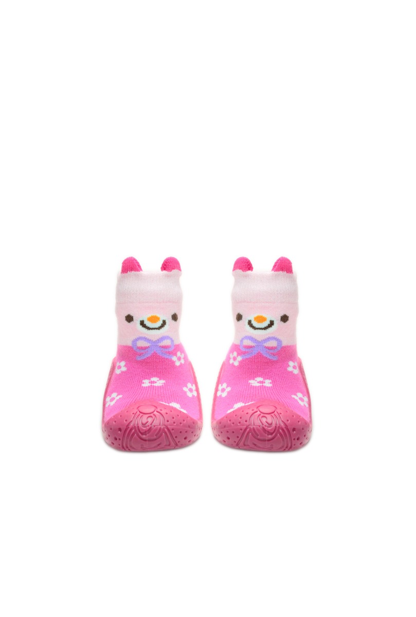 Baby"s Little Mouse Home Shoes Fuchsia