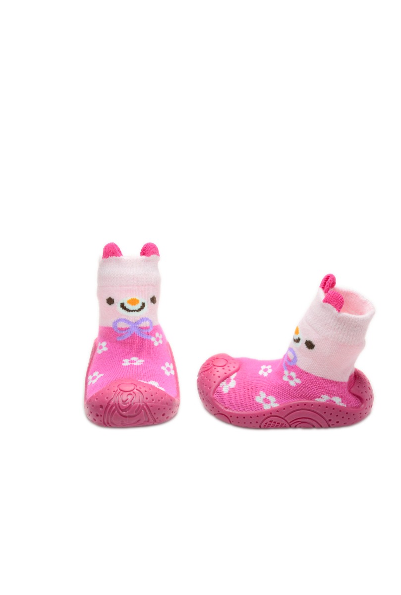 Baby"s Little Mouse Home Shoes Fuchsia