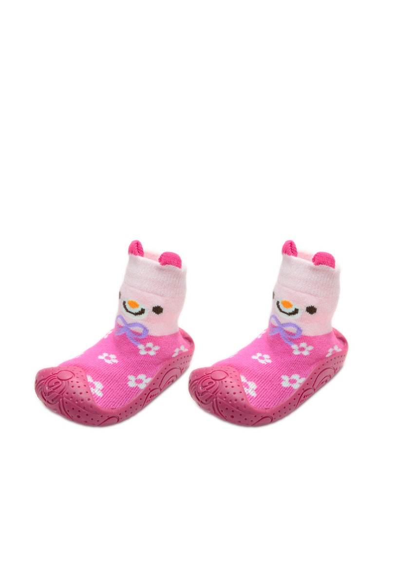 Baby"s Little Mouse Home Shoes Fuchsia