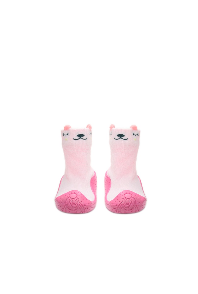 Baby"s Sleepy Bear Home Shoes