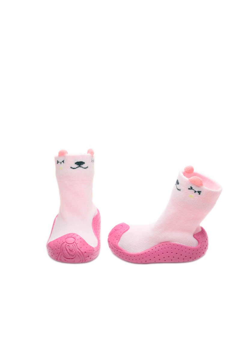 Baby"s Sleepy Bear Home Shoes