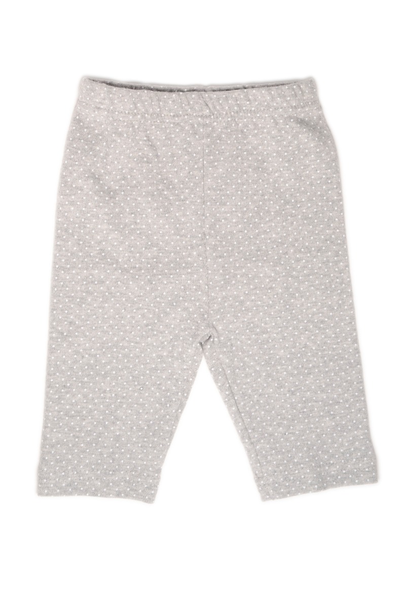 Baby"s Star with white Dots Pijama Set Gray
