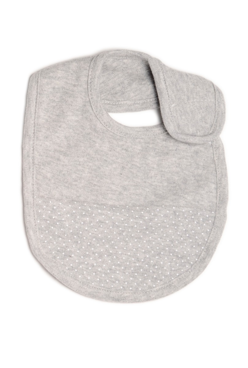 Baby"s Star with white Dots Pijama Set Gray