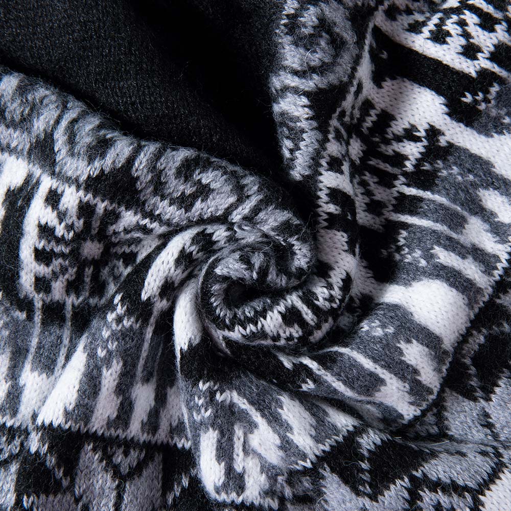 Black coat womens poncho