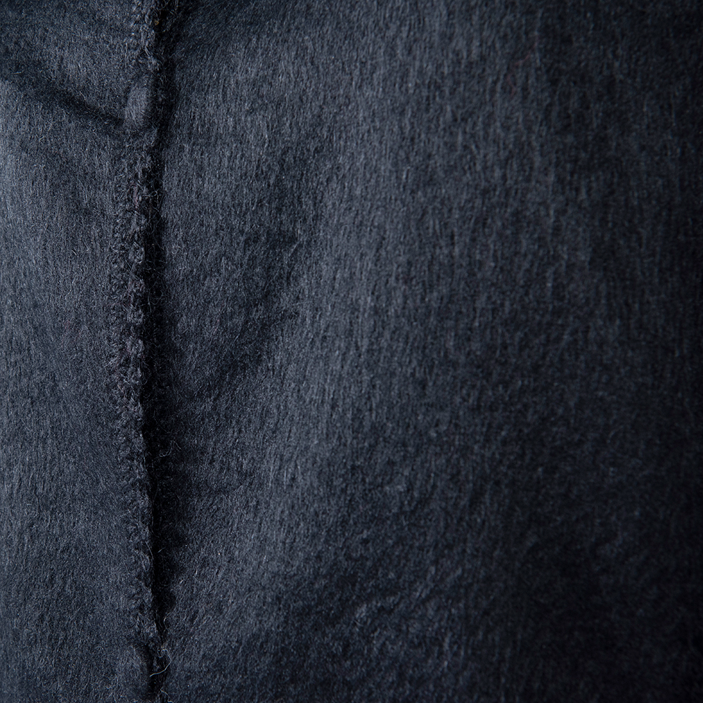 Black wool coat