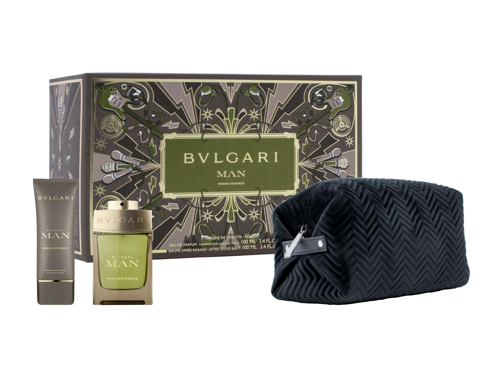 Bvlgari Man Wood Essence Eau De Parfum  Set