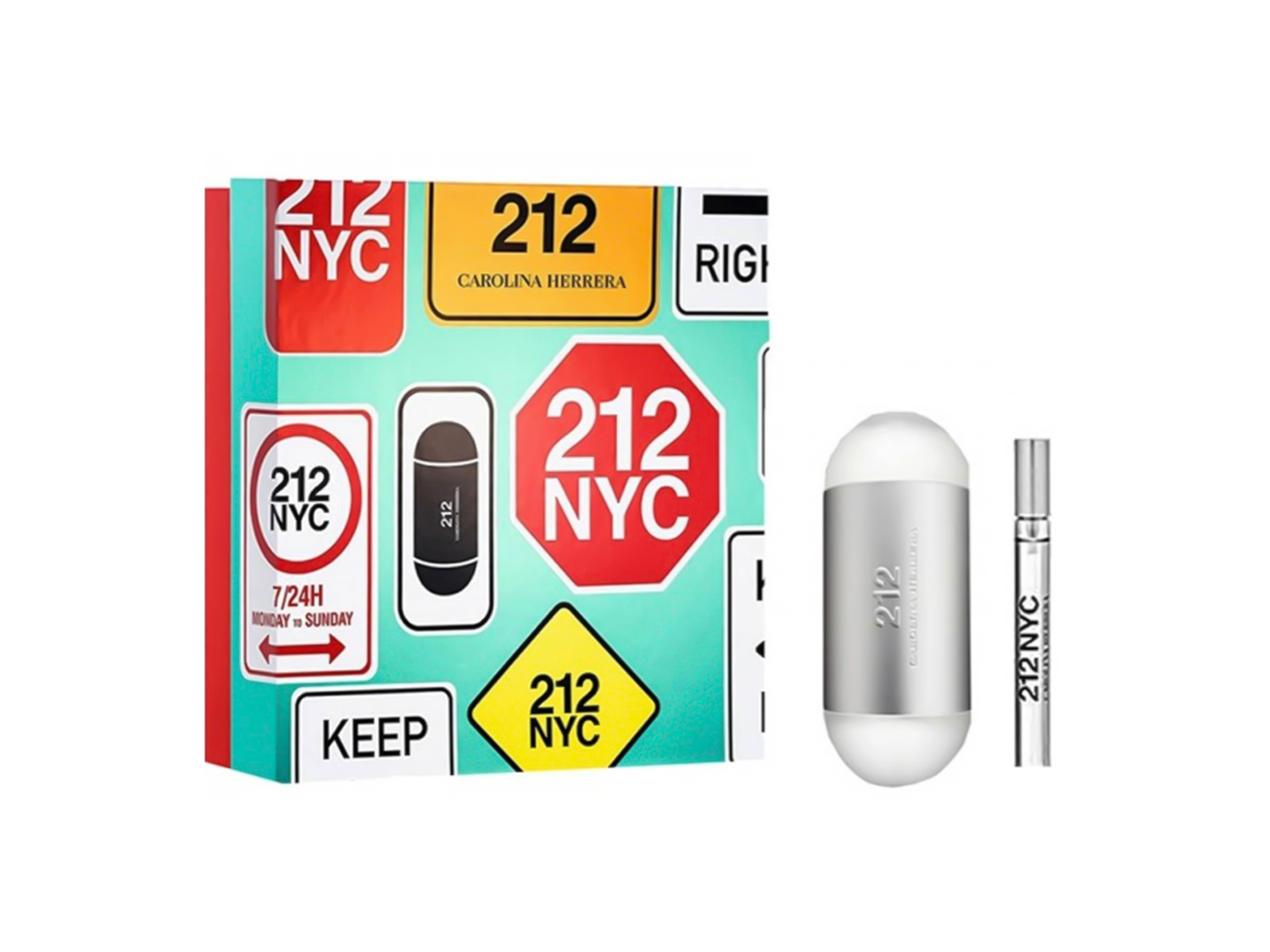 CH 212 Eau De Toilette  Travel Set For Women&Men