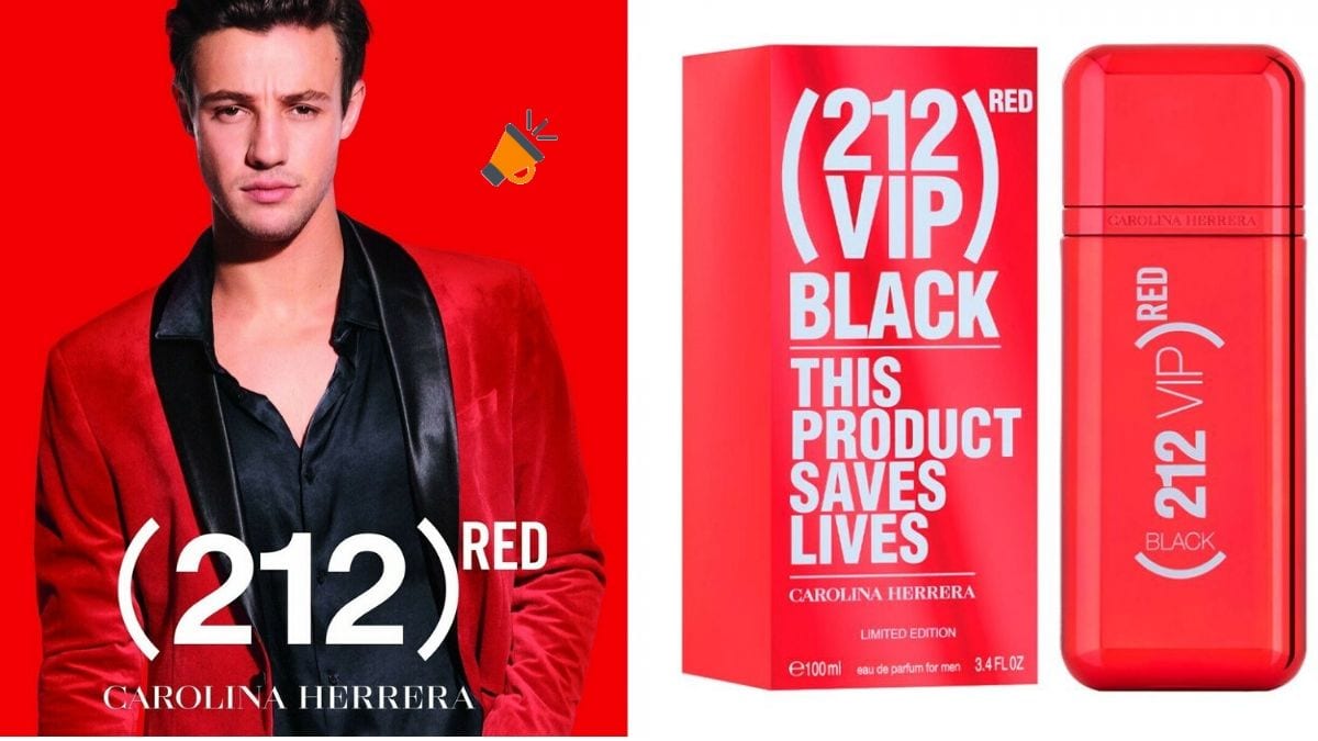 CH 212 Vip Black Red Limited Edition For Men Eau De Parfum