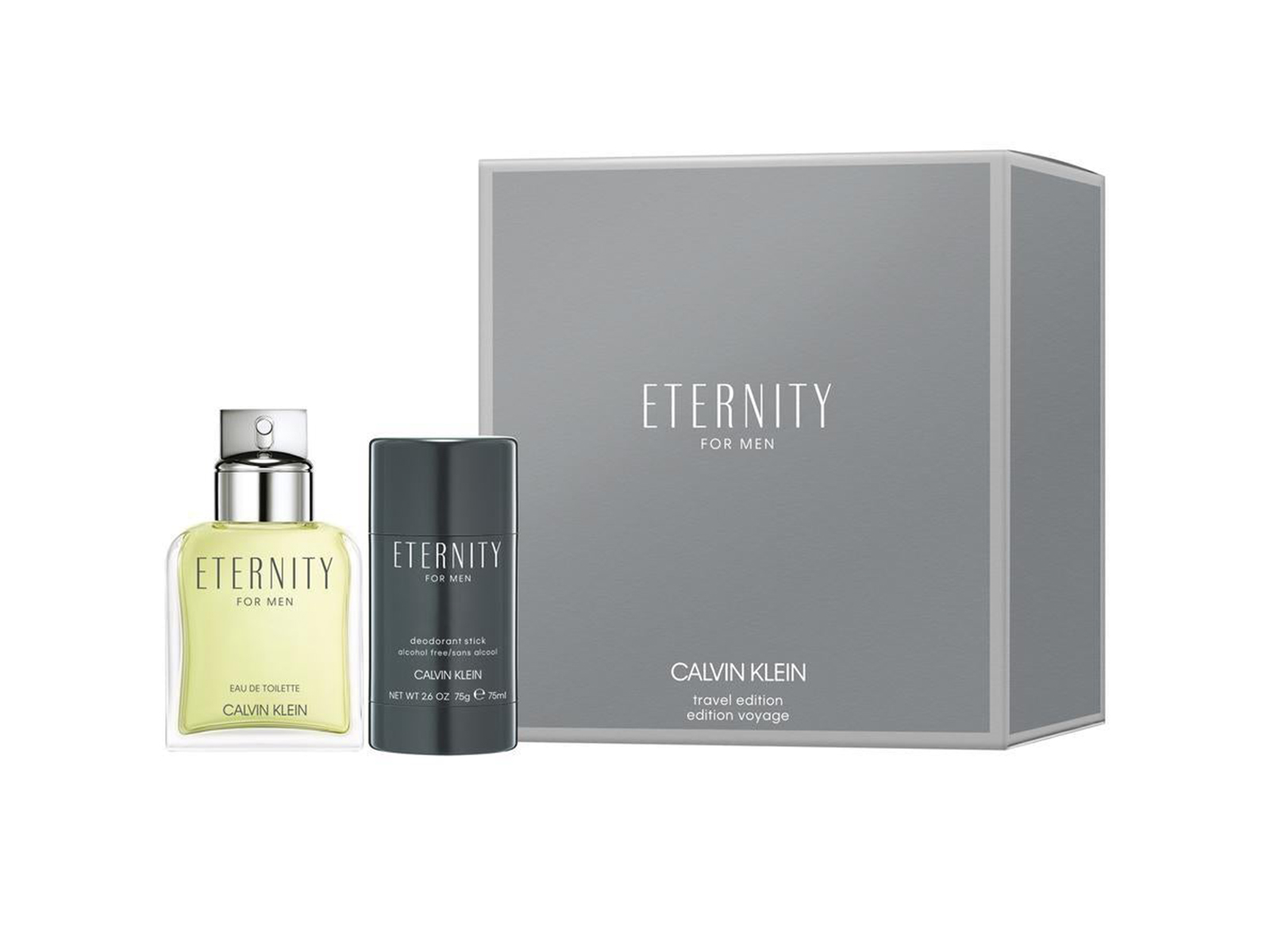 CK Eternity Eau De Toilette  Travel Set For Men