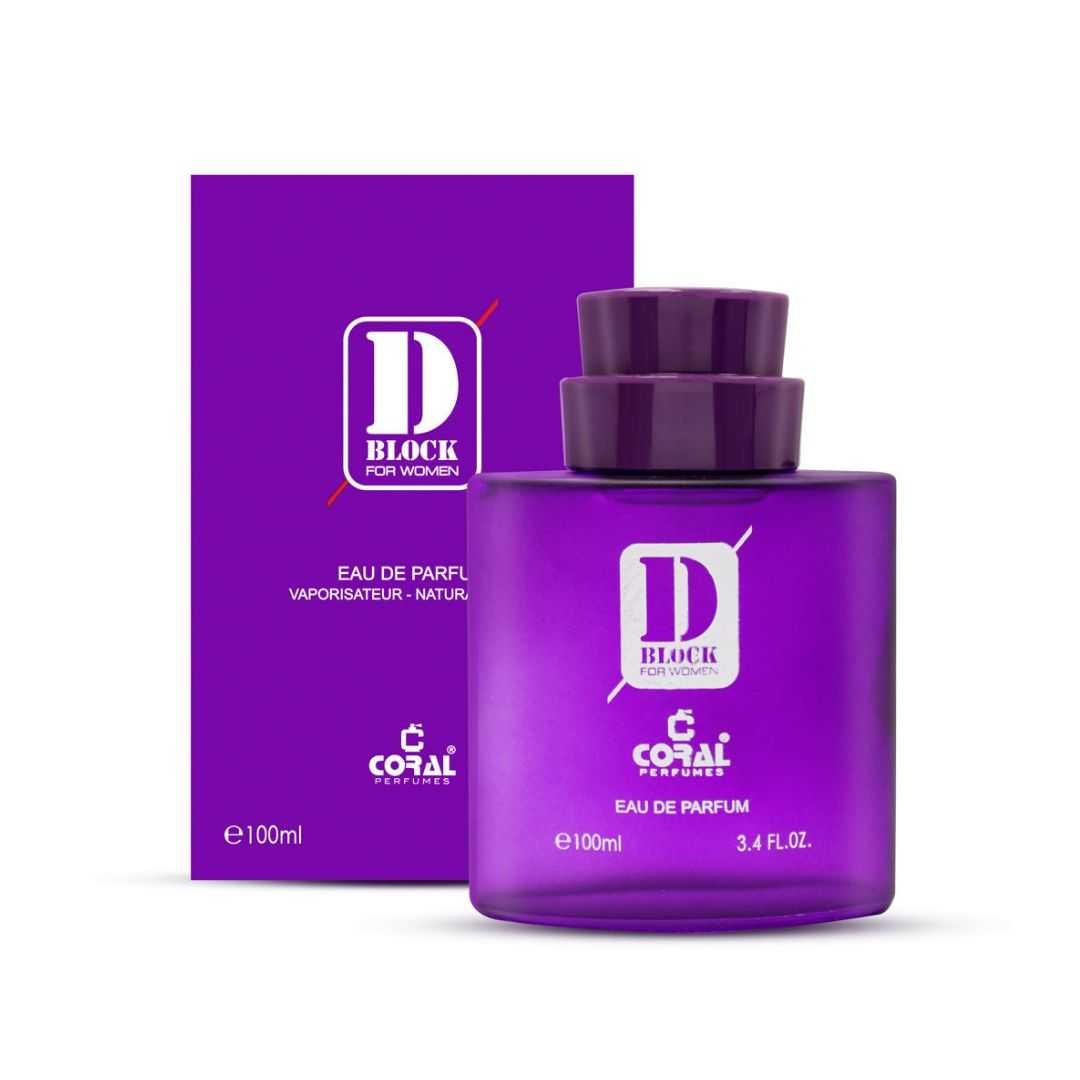 Coral D Block For Woman Eau De Parfum -Purple/Violet