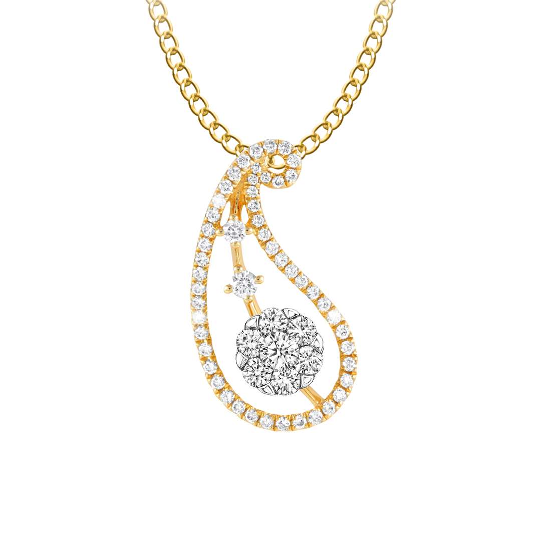 Coronet Diamond Pendant_Z36533