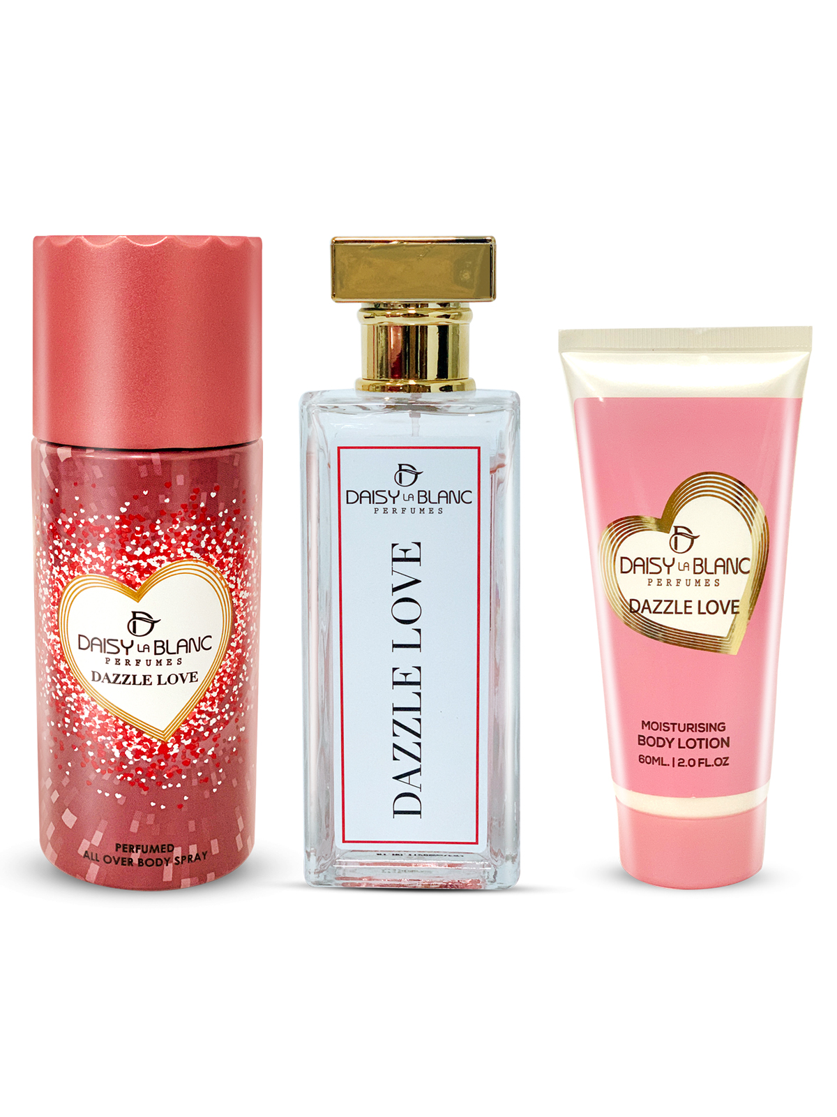 Daisy La Blanc Dazzle Love Limited Edition For Women Pour Femme Eau De Parfum  Set